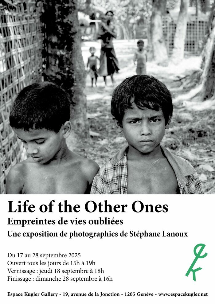 DR Flyer de l'exposition du photographe Stéphane Lanoux - Espace Kugler Gallery