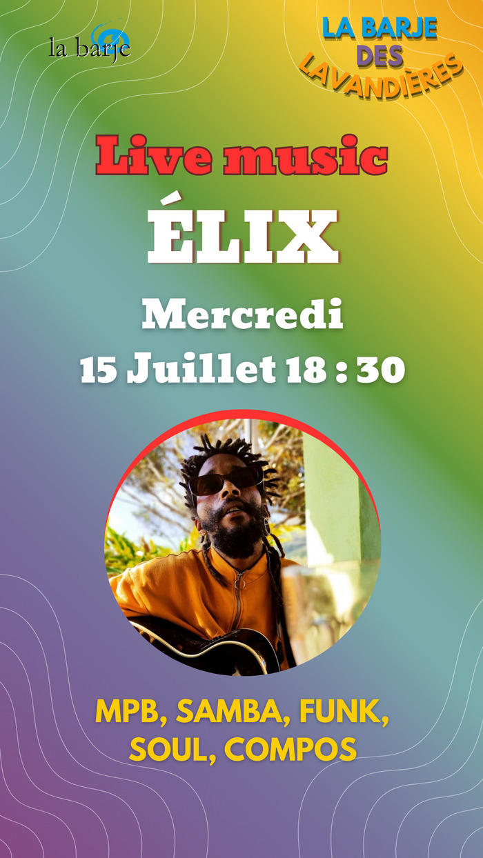 L'association La Barje Affiche du live music à la Barje