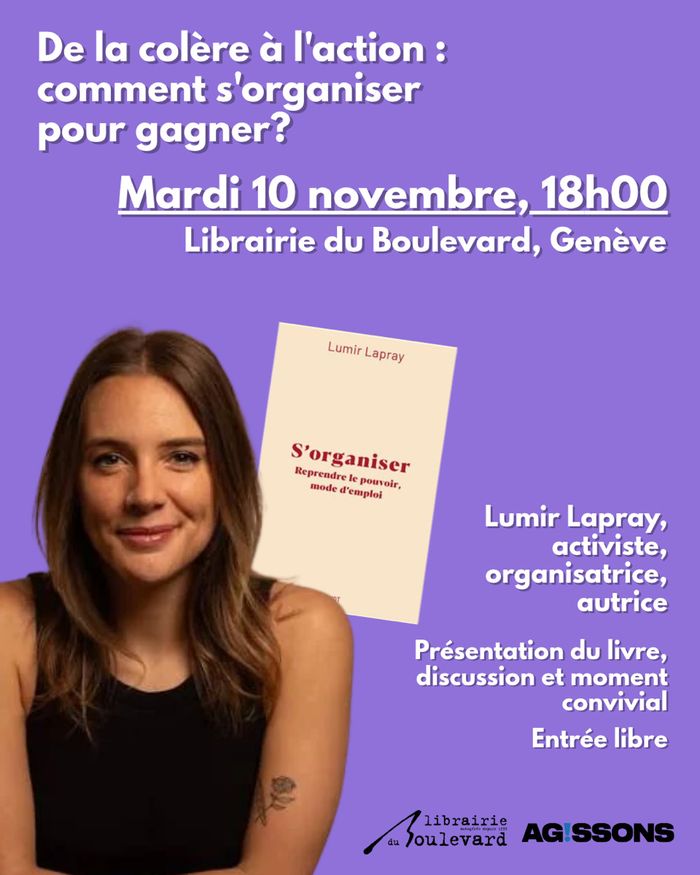 S’organiser
Lumir Lapray
À l’occasion de la parution de son essai aux éditions Rivages nous avons l’immense plaisir de recevoir l’activiste Lumir Lapray.