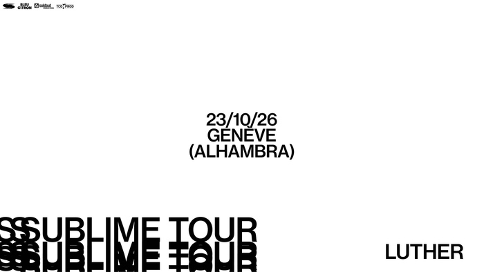 Visuel en noir et blanc de la tournée Sublime Tour