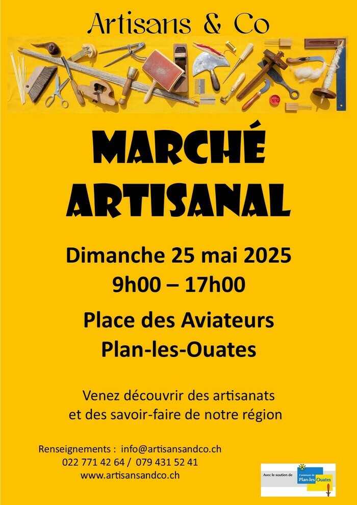 Artisans & Vo Marché artisanal Place des Aviateurs Plan-les-Ouates