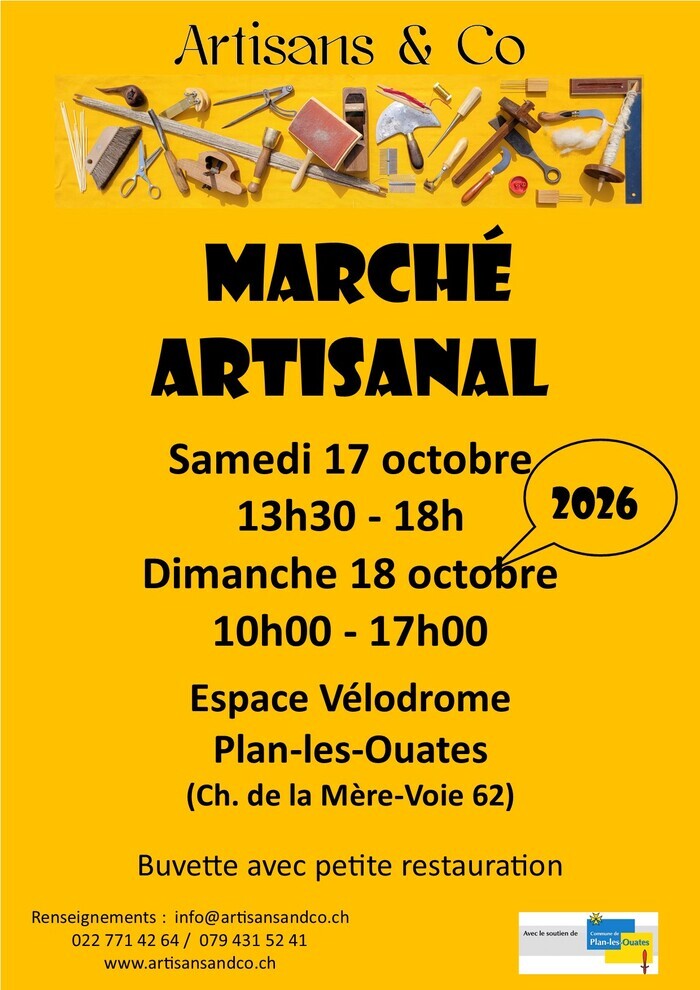 Marché artisanal à Plan-les-Ouates