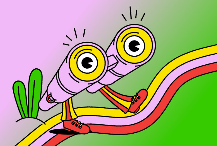 Des jumelles d'observation