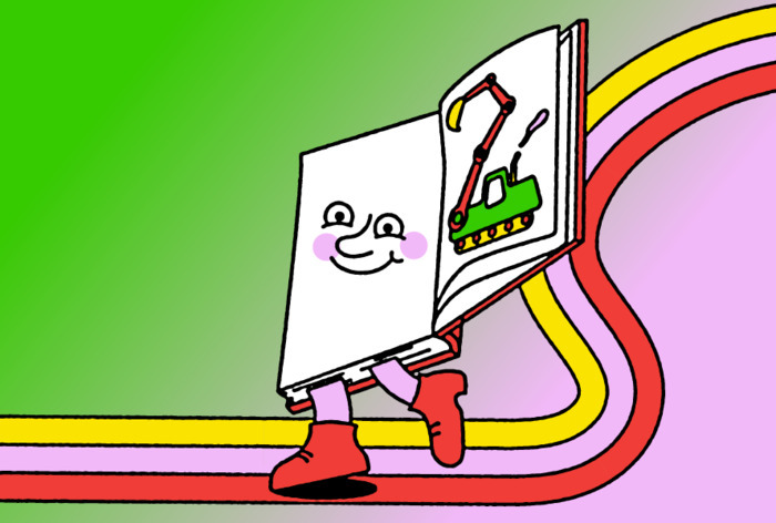 Livre d'histoire qui se promène