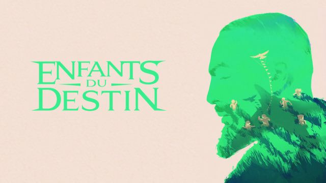 Visuel de la tournée avec un dessin (portrait) de Médine