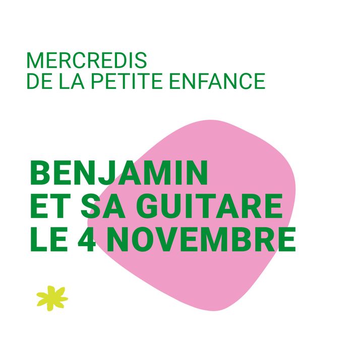 Benjamin et sa guitare le 4 novembre
