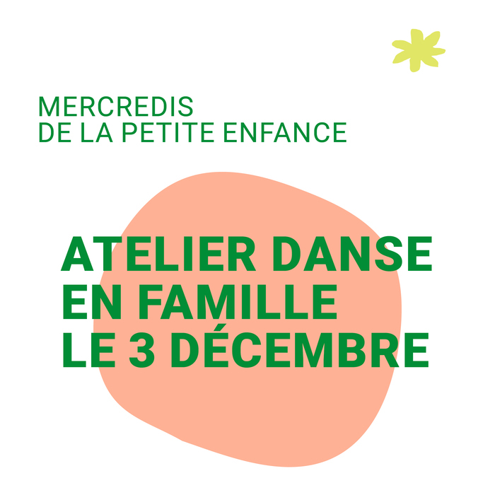 Atelier Danse en famille le 3 décembre