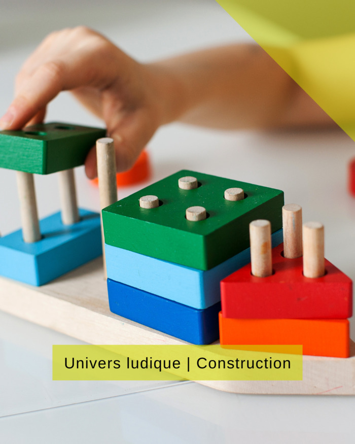 Un jouet en bois à assembler