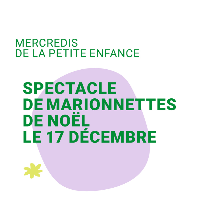 Spectacle de marionnettes de Noël le 17 décembre