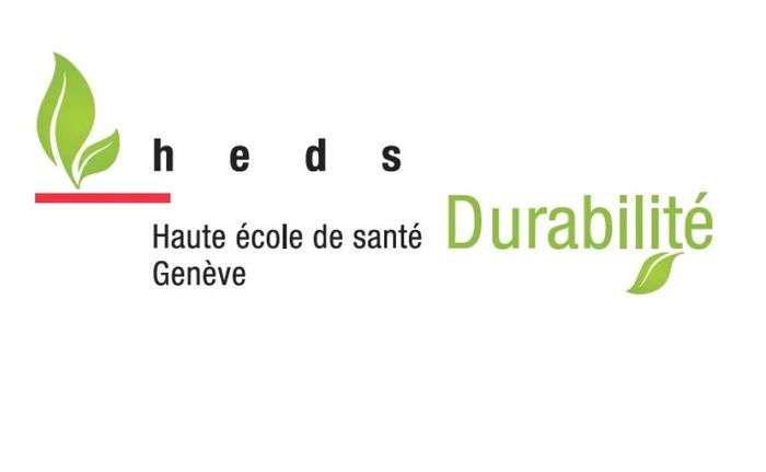 Logo du groupement durabilité de la Haute école de santé de Genève