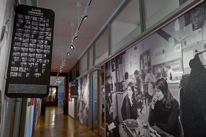Vu de l'exposition «Cafés genevois: la vie même»