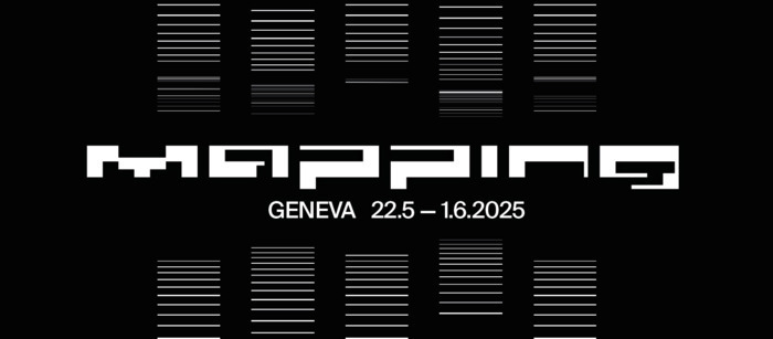 Atelier Delcourt - Mapping Festival Logo du mapping festival et date (22.5-1.6.2025)