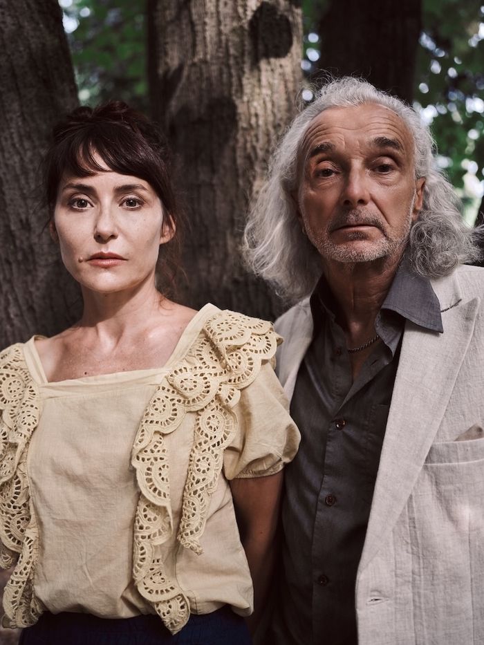 portrait de la comédienne Patricia Mollet-Mercier et le comédien Pierre Dubey
