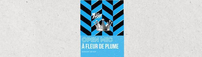 DR Visuel bleu et noir avec une couronne