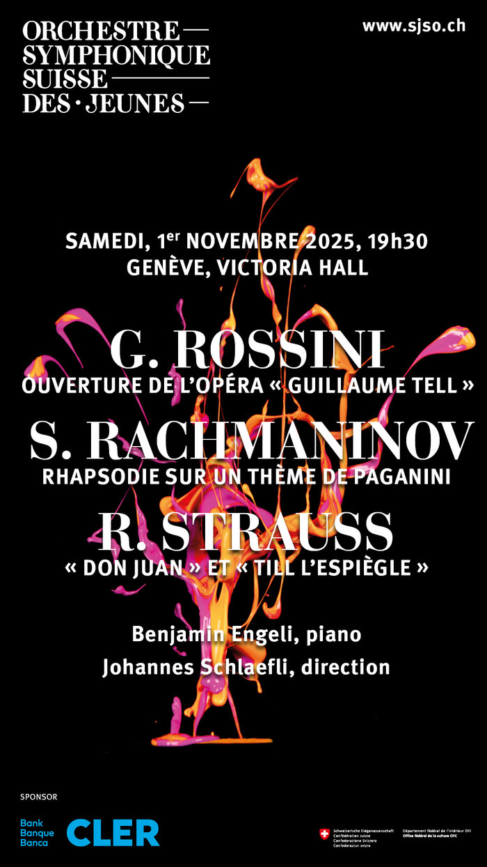 Orchestre Symphonique Suisse des Jeunes Affiche Concert OSSJ