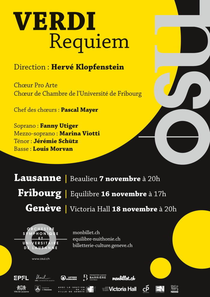 DR Affiche annonçant le concert