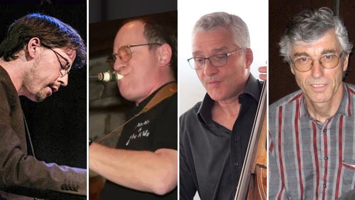 Je vois les 4 musiciens du concert