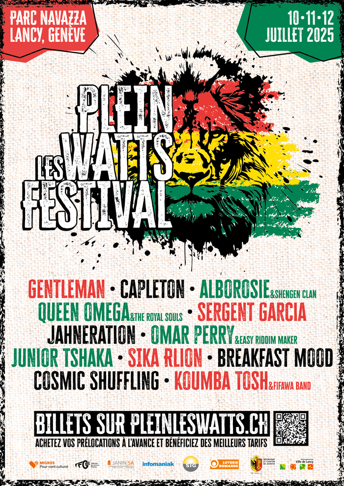 GC Agency Affiche officielle du Plein-les-Watts Festival 2025