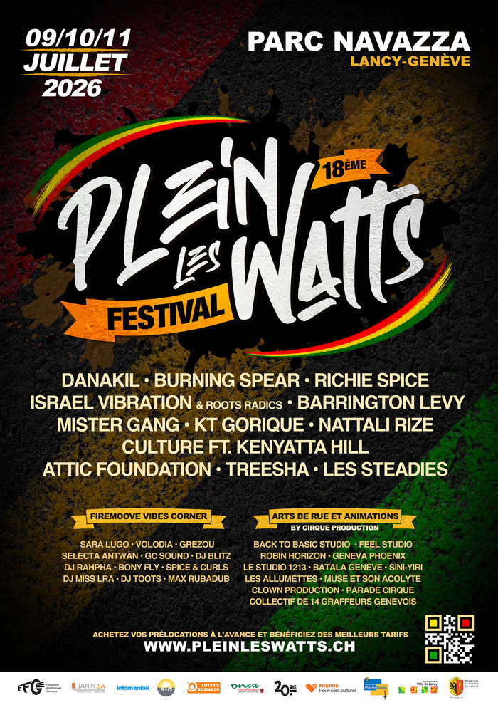Affiche officielle du Plein-les-Watts Festival 2026