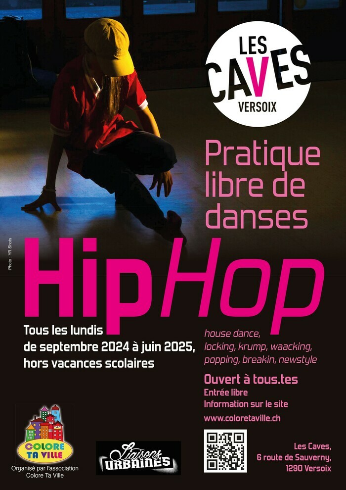 DR Affiche des Pratiques libres de danses Hip Hop