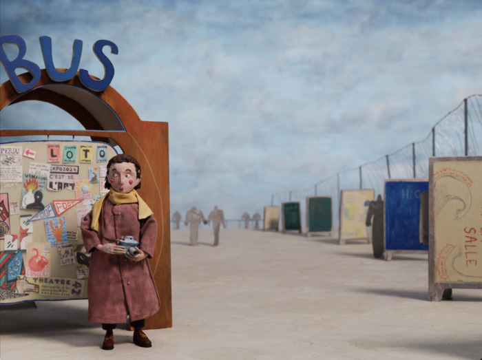 Image d'une scène de stop motion