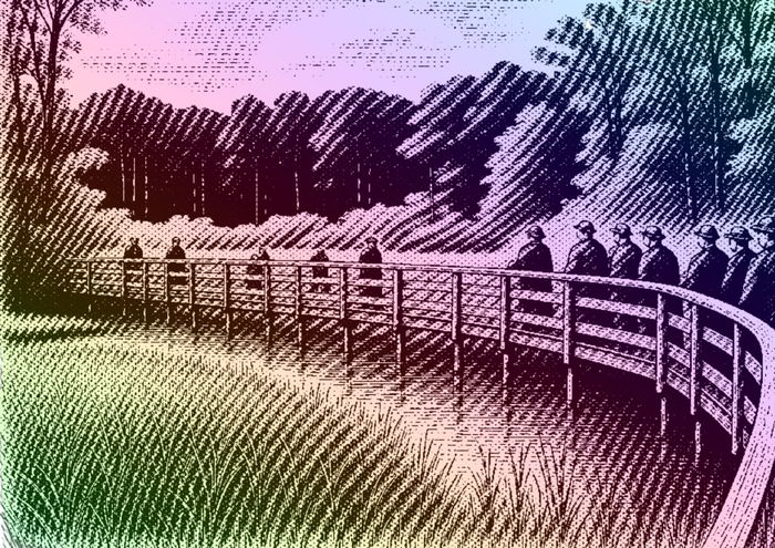 Photo colorée au Bois des Douves