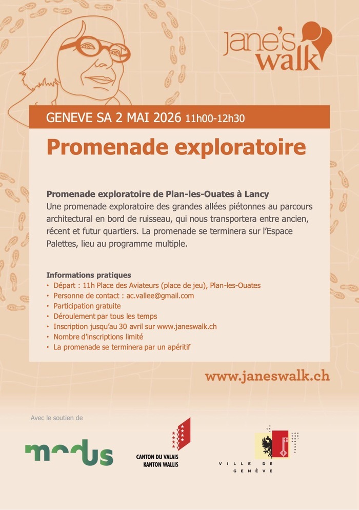 Flyer programme promenade