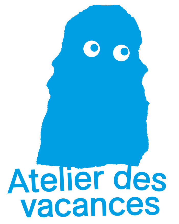 Flyer bleu "Atelier des vacances"