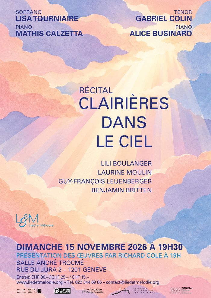 Récital Clairières dans le ciel