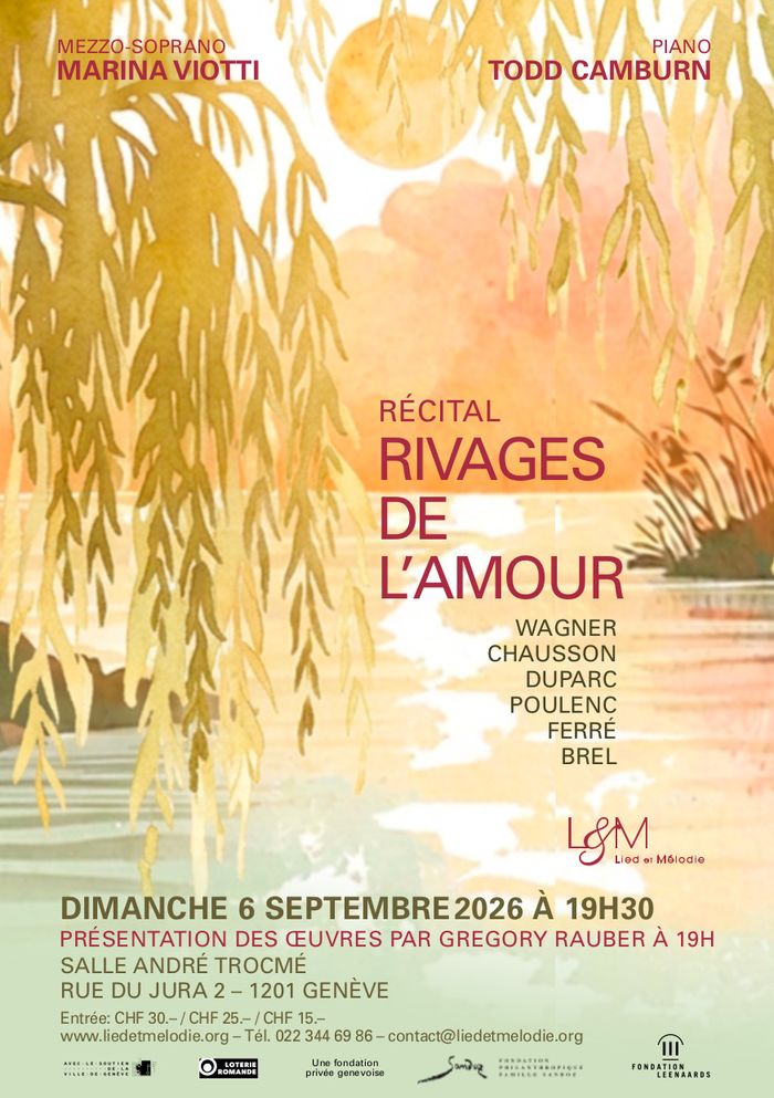 Récital Rivages de l'Amour