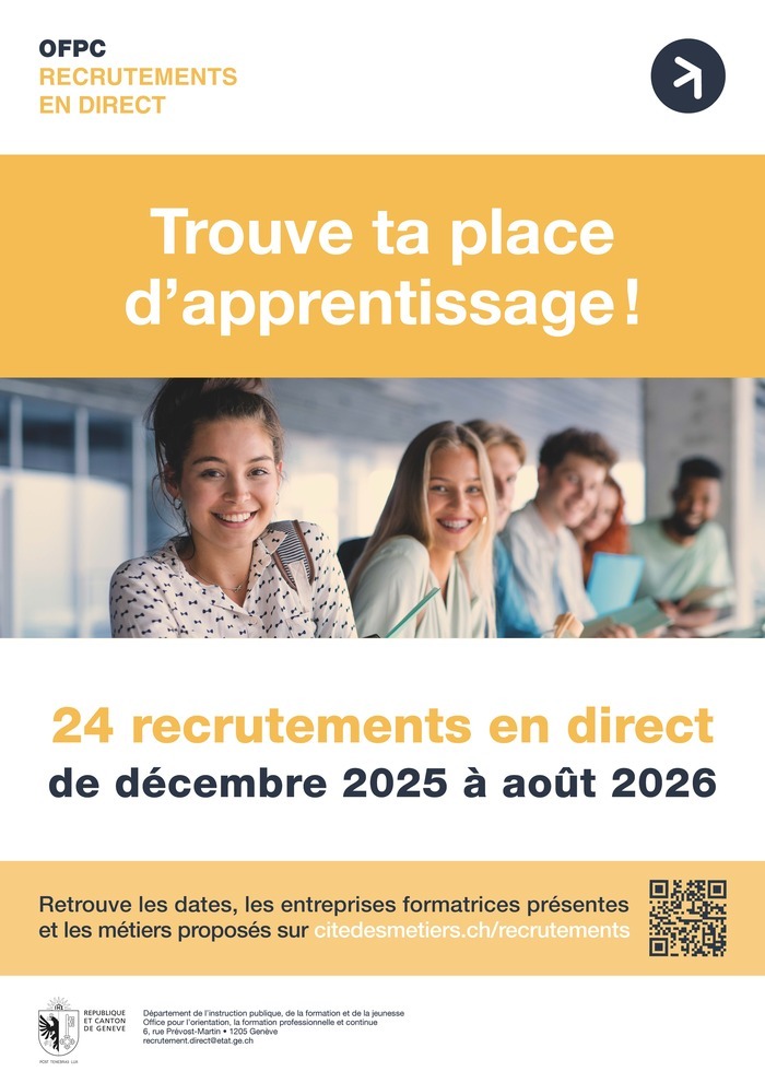 Recrutement en direct édition 2026