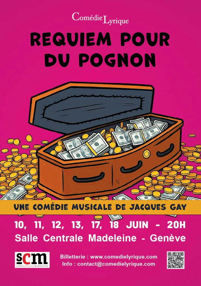 cercueil rempli de billets