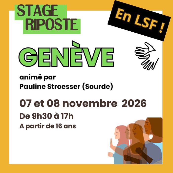 Affiche de l'événement avec les informations pratiques