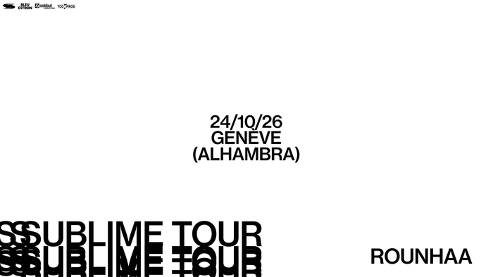 Visuel en noir et blanc de la tournée Sublime Tour