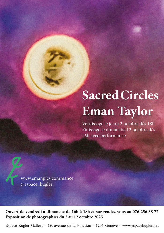Flyer de l'exposition d'Eman Taylor à Espace Kugler Gallery