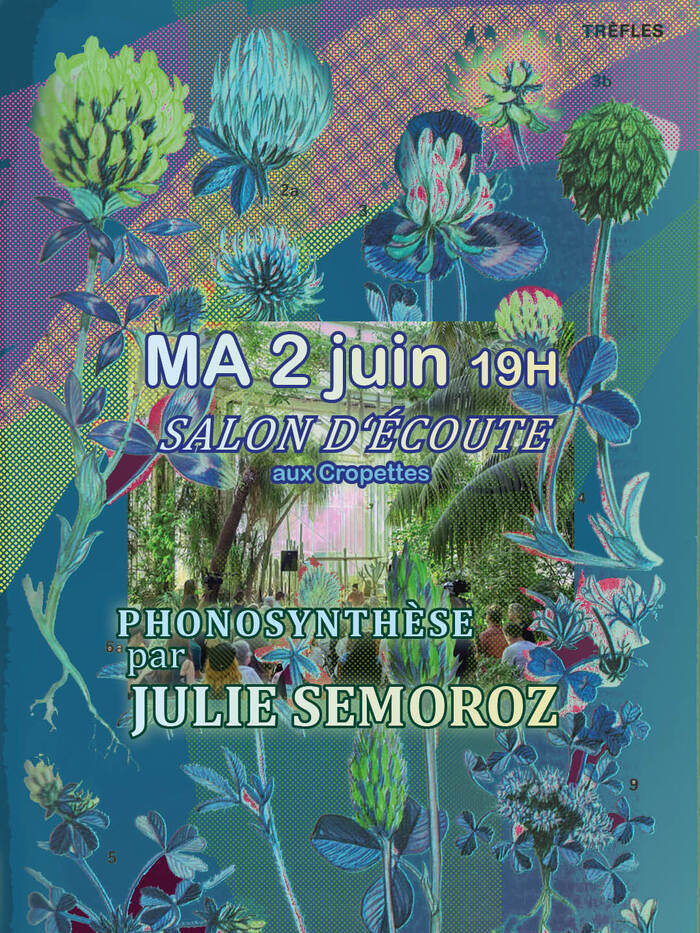 flyer du salon d'ecoute avec julie semoroz
