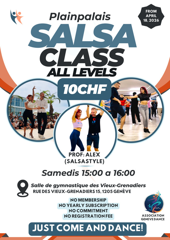 flyer Salsa couple