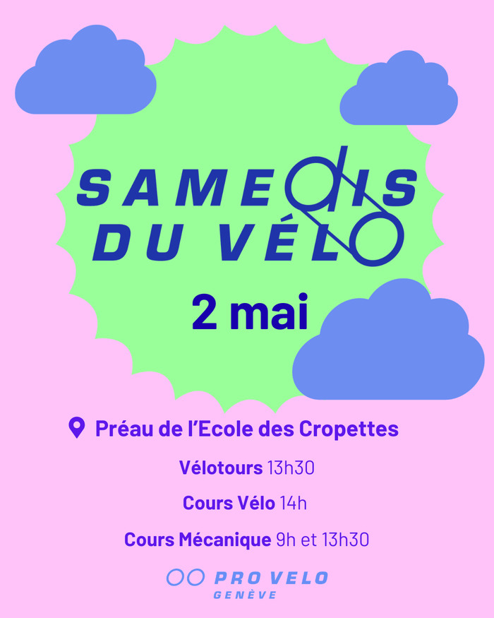 Samedis du Vélo du 2 mai
