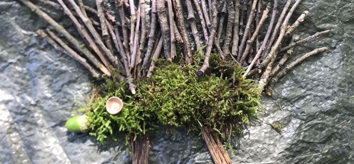 hérisson land art