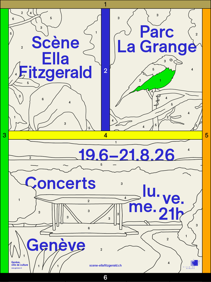 Cette image est l'annonce du Festival de musique Scène Ella Fitzerald