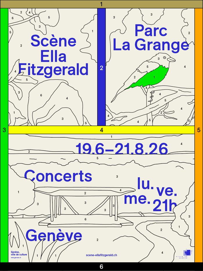 Cette image est l'annonce du Festival de musique Scène Ella Fitzerald