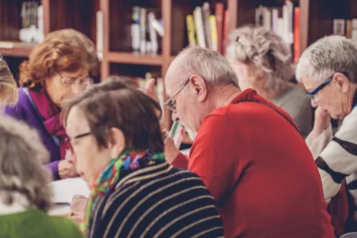 Photo d'un groupe de conversation