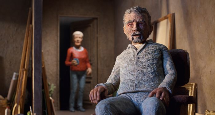 Image réalisé en stop motion avec une figurine d'un homme à l'air préoccupé