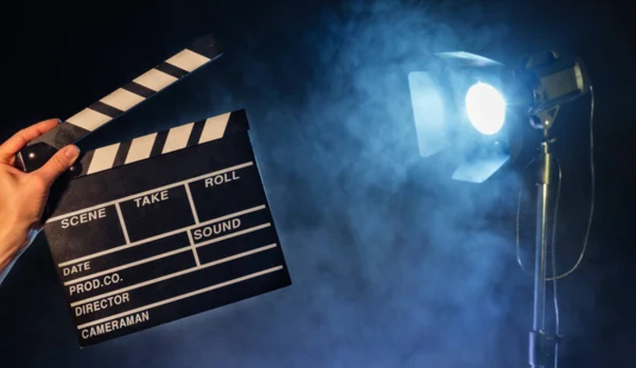 Clap de production de film