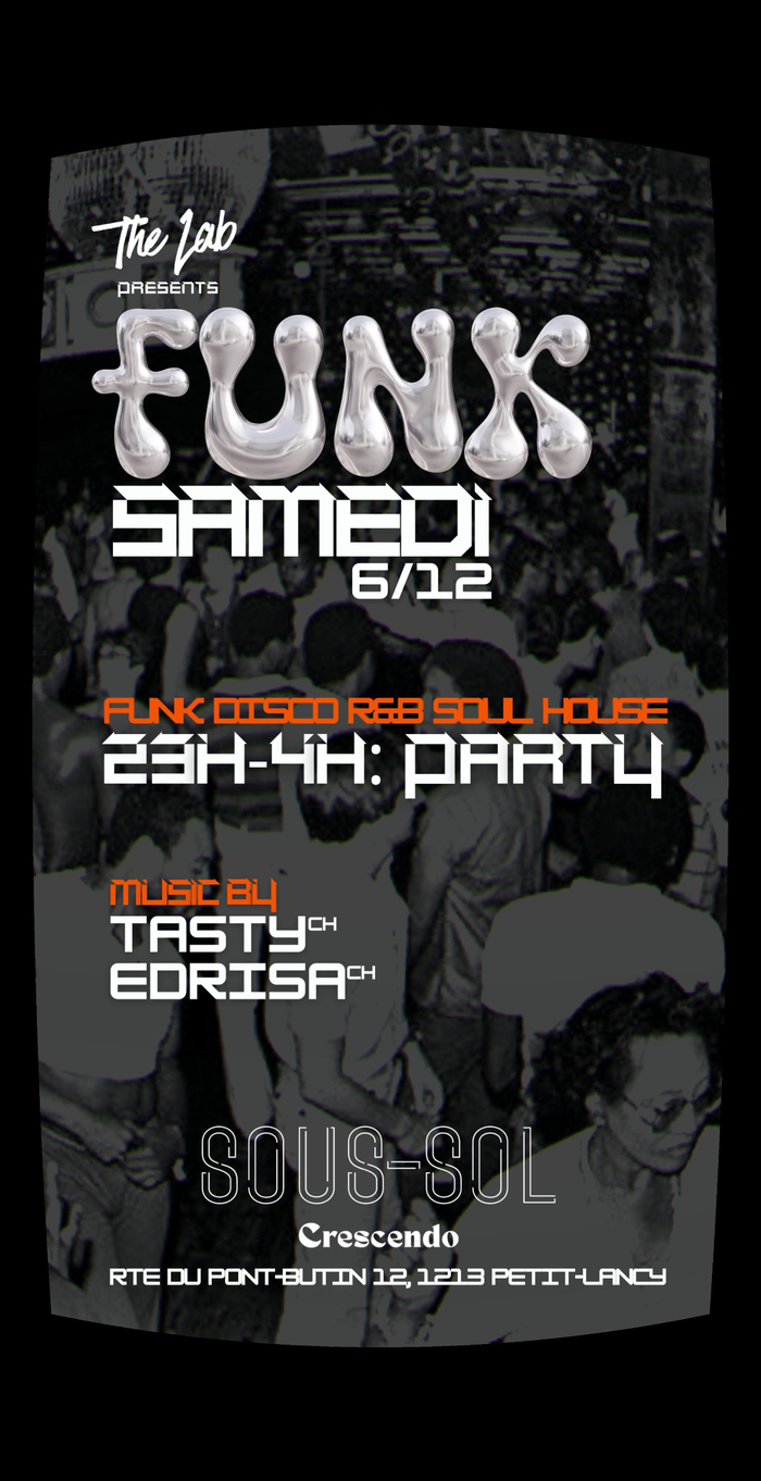 Flyer avec informations sur l'évènement du Samedi 6 Décembre 2025