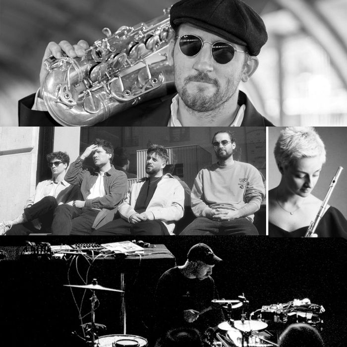 je vois les musiciens des 3 groupes