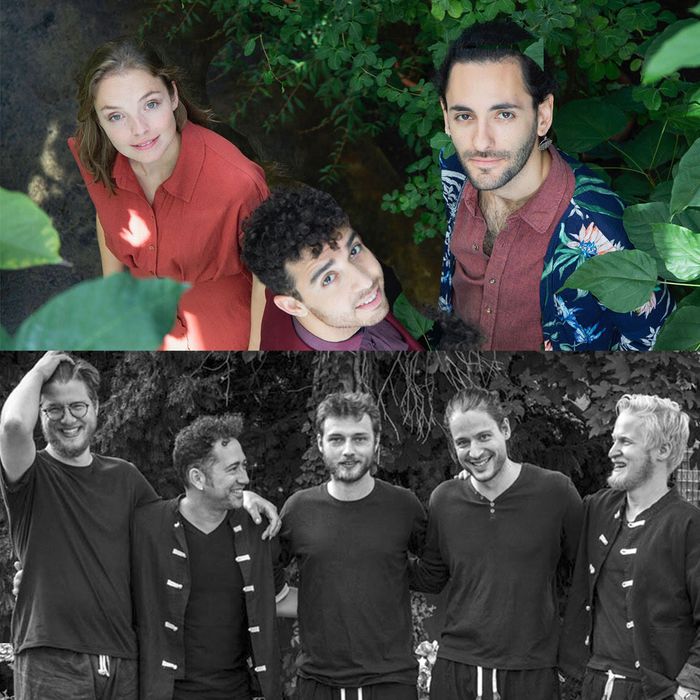 Je vois les deux groupes de musiciens