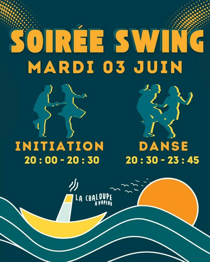 La Barje Affiche de la soirée Swing avec les horaires