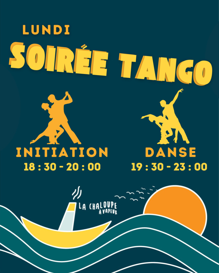 Affiche de la soirée Tango