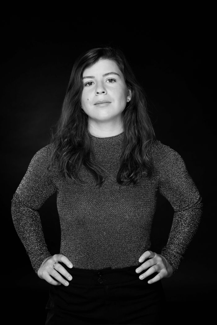 Portrait en noir et blanc de Daniela Magnani Hüller